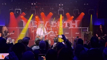 Watch: MEGADETH Holds 'Thrash The Charts' Celebration Party In Tennessee